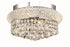 Elegant Lighting Wiley 4 Light Flush Mount Model: V1800F12C/RC
