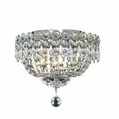 Elegant Lighting Wiley 4 Light Flush Mount Model: V1900F12C/RC