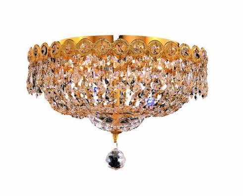 Elegant Lighting Wiley 4 Light Flush Mount Model: V1900F14C/RC