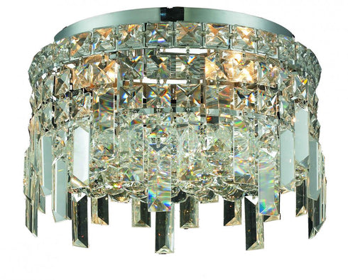 Elegant Lighting Wiley 4 Light Flush Mount Model: V2031F12C/RC