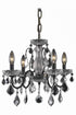 Elegant Lighting Wiley 4 Light Pendant Model: V2015D17C/RC