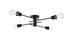 Living District Xavier 4 Light Flush Mount Model: LD7050F26BK