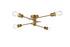 Living District Xavier 4 Light Flush Mount Model: LD7050F26BK