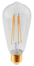 Elitco Lighting LED Filament3w120v;60hze262200k300lmcri Model: ST18LED101