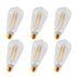 Elitco Lighting LED St18 Light Bulb 2200k 360° Cri80 Etl Model: ST18LED101-6PK