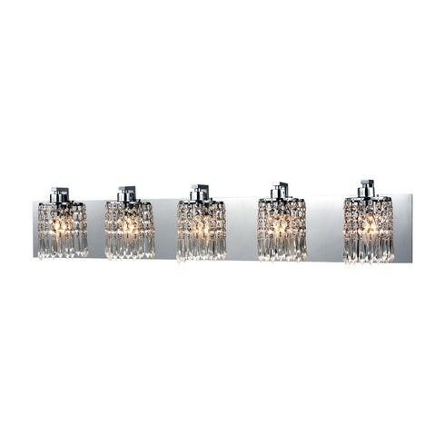 Elk 11239/5 Optix 5 Light Vanity In Polished Chrome
