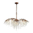 Elk 11901/6 Elia 6 Light Chandelier In Spanish Bronze