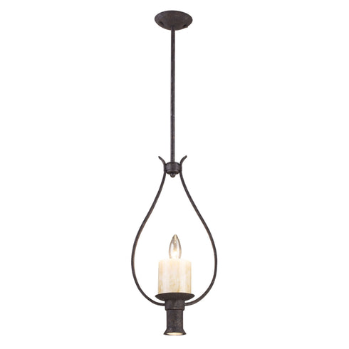 Elk 14004/1+1 Cambridge 2 Light Pendant In Moonlit Rust