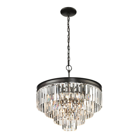 Elk 14213/4+1 Palacial 5 Light Pendant In Oil Rubbed Bronze