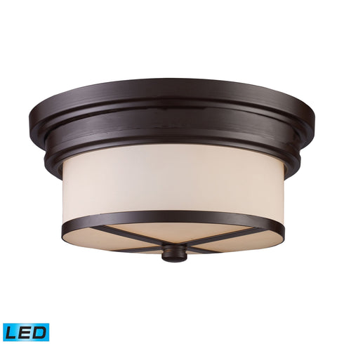 Elk 15025/2-LED Flushmounts 2 Light Led Flushmount In Oiled Bronze