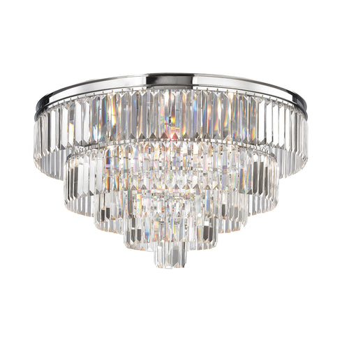 Elk 15216/6 Palacial 6 Light Chandelier In Polished Chrome