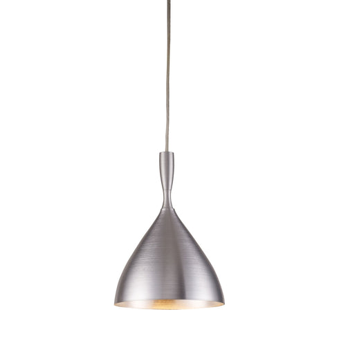 Elk 17042/1ALM-LED Spun Aluminum 1 Light Led Pendant In Aluminum