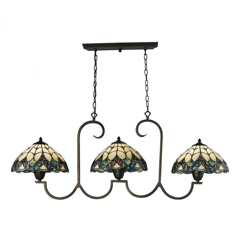 Elk 3 Light Billiard In Tiffany Bronze Model: 70120-3