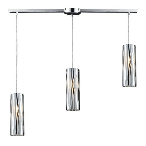 Elk 31078/3L Chromia 3 Light Pendant In Polished Chrome