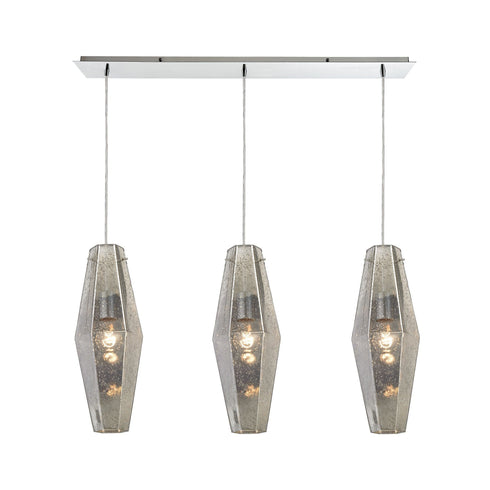 Elk Pelham 3 Light Linear Pendant Fixture In Model: 31216/3LP
