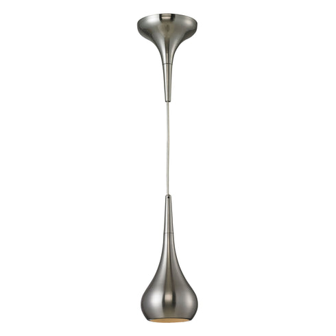 Elk 31340/1SN Lindsey 1 Light Pendant In Satin Nickel