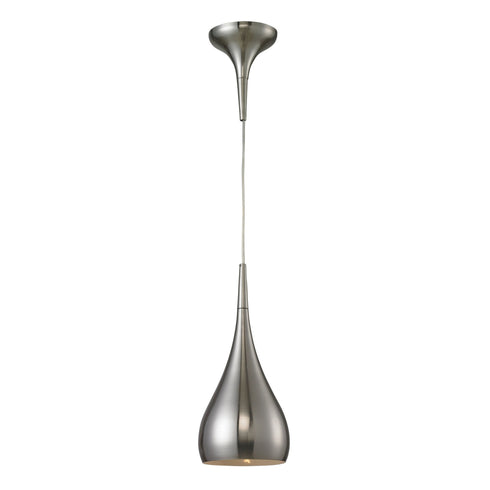 Elk 31341/1SN Lindsey 1 Light Pendant In Satin Nickel