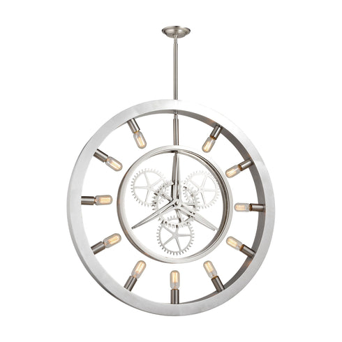Elk 32236/11 Chronology 11 Light Chandelier In Brushed Nickel