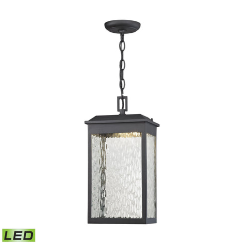 Elk 45203/LED Newcastle Led Outdoor Pendant In Matte Black