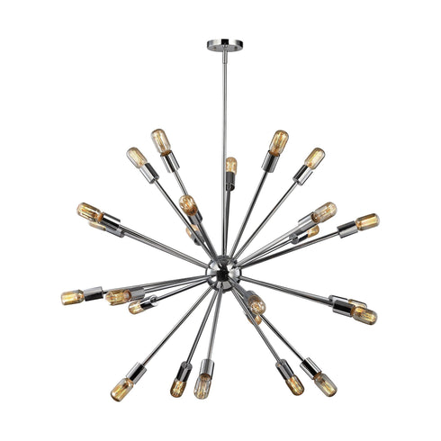 Elk 46235/24 Delphine 24 Light Chandelier In Polished Chrome