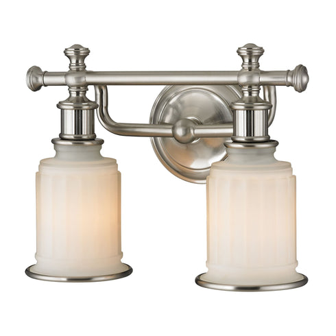 Elk 52001/2 Acadia 2 Light Vanity In Brushed Nickel