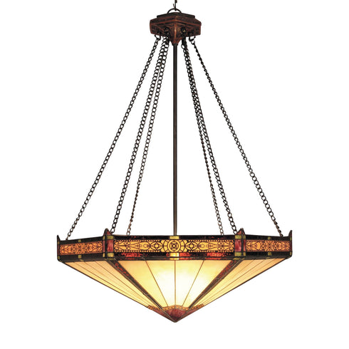 Elk Filigree 3 Light Pendant In Aged Bronze With Model: 622-AB
