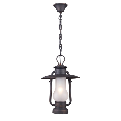 Elk Stagecoach 1 Light Mini Pendant In Matte Model: 65006-1