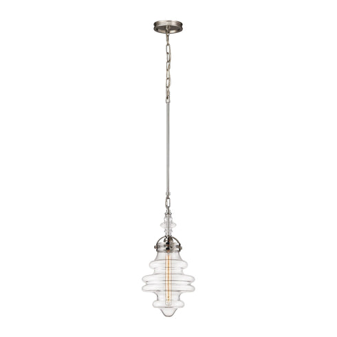 Elk 67117/1 Gramercy 1 Light Pendant In Polished Nickel
