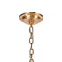 Elk Abaca 12 Light Chandelier In Satin Brass Model: 32417/12