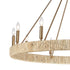 Elk Abaca 12 Light Chandelier In Satin Brass Model: 32417/12