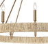 Elk Abaca 12 Light Chandelier In Satin Brass Model: 32417/12