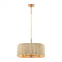 Elk Abaca 5 Light Chandlier In Satin Brass With Model: 32412/5