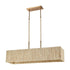 Elk Abaca 5 Light Linear Chandelier In Satin Model: 32414/5