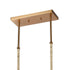 Elk Abaca 5 Light Linear Chandelier In Satin Model: 32414/5
