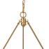 Elk Abaca 6 Light Chandelier In Satin Brass Model: 32415/6