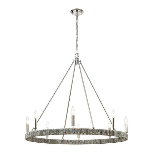 Elk Abaca Chandelier Model: 32516/8