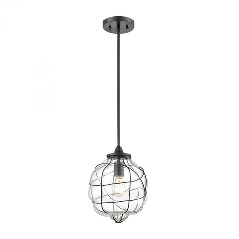 Elk Adorn 1 Light Mini Pendant In Oil Rubbed Model: 85217/1