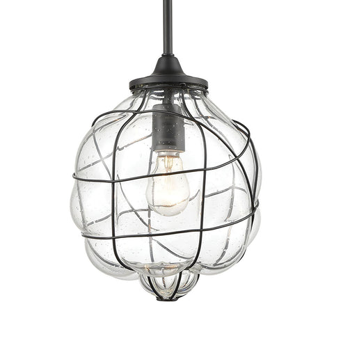 Elk Adorn 1 Light Mini Pendant In Oil Rubbed Model: 85217/1