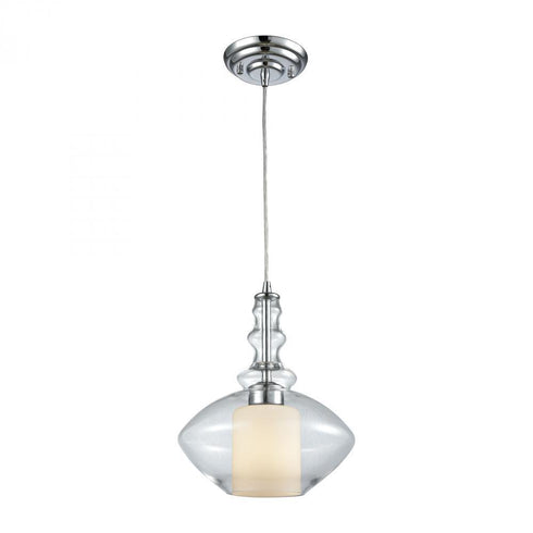 Elk Alora 1 Light Mini Pendant In Chrome With Model: 56500/1-LA