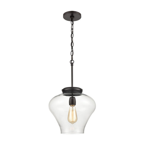 Elk Amore 1 Light Pendant In Oil Rubbed Bronze Model: 30090/1