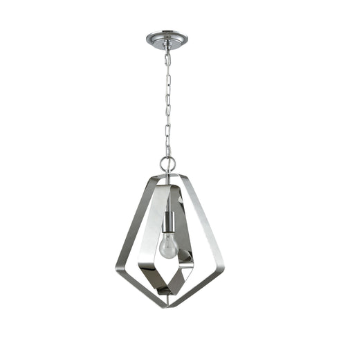Elk Anguluxe 1 Light Pendant In Polished Chrome Model: 33170/1