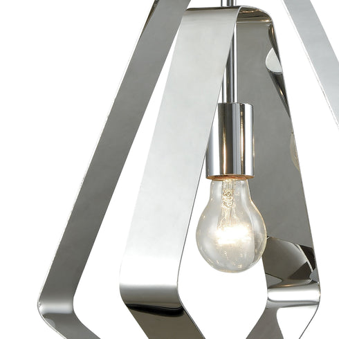 Elk Anguluxe 1 Light Pendant In Polished Chrome Model: 33170/1