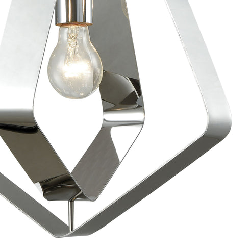 Elk Anguluxe 1 Light Pendant In Polished Chrome Model: 33170/1