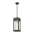 Elk Angus 1 Light Outdoor Pendant In Charcoal Model: 57303/1