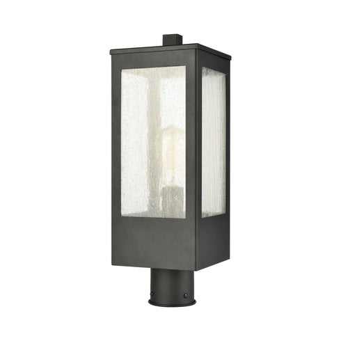 Elk Angus 1 Light Outdoor Post Mount In Charcoal Model: 57304/1