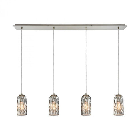 Elk Ansegar 4 Light Linear Pendant Fixture In Model: 10600/4LP