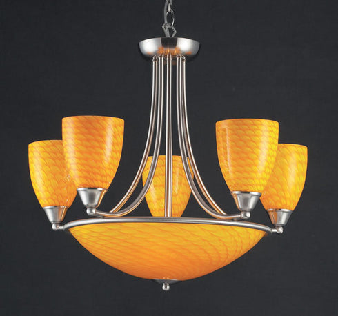 Elk Arco Baleno Chandelier Model: 419-5+3CN-SN