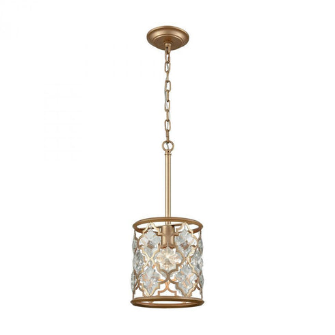 Elk Armand 1 Light Mini Pendant In Matte Gold Model: 32094/1