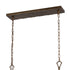 Elk Armand 8 Light Linear Chandelier In Weathered Model: 31099/8