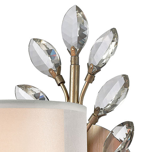Elk Asbury 1 Light Vanity Light In Aged Silver Model: 16276/1